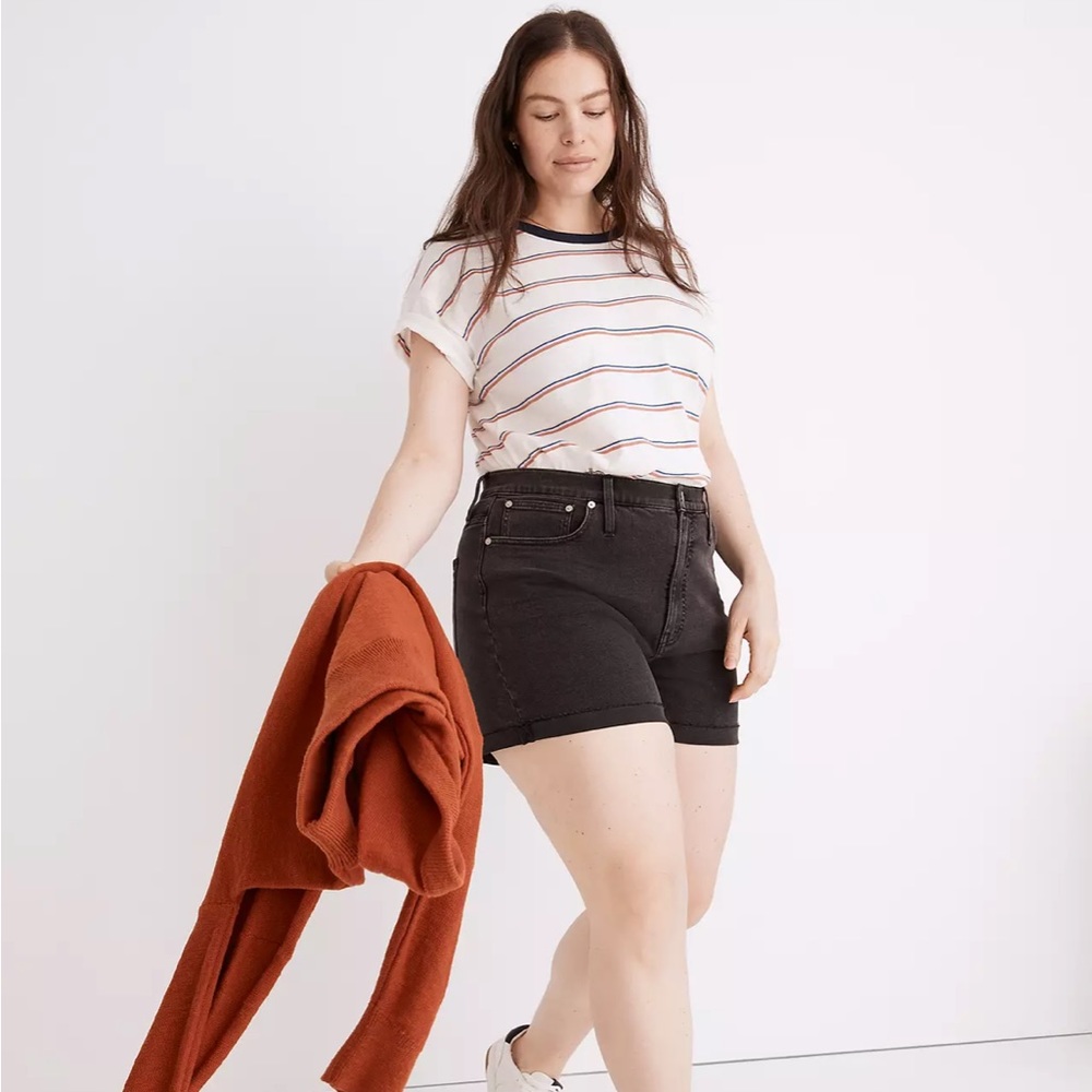 Madewell High Rise Cut Off Denim Shorts